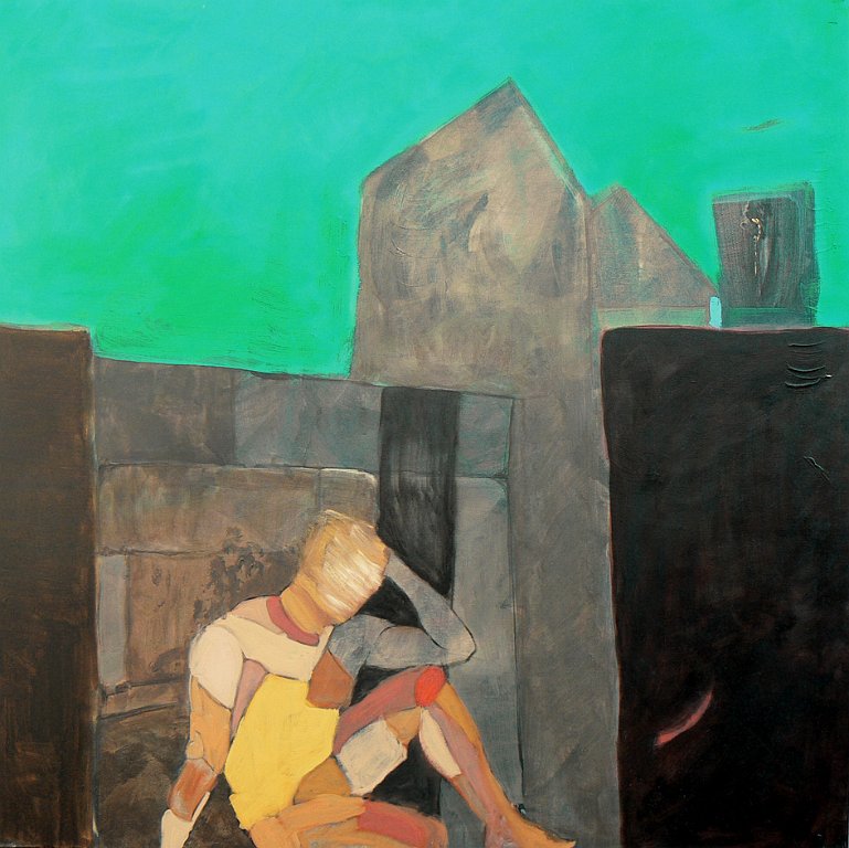 solipsisme - 100x100 - huile sur toile